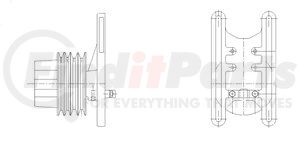 1077-07767-02 by KIT MASTERS - Kysor-Style Hub - New