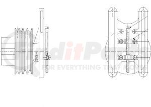 1077-07767-04 by KIT MASTERS - Kysor-Style Hub - New