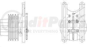 1077-07767-05 by KIT MASTERS - Kysor-Style Hub - New