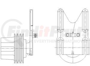 1077-07895-04 by KIT MASTERS - Kysor-Style Hub - New