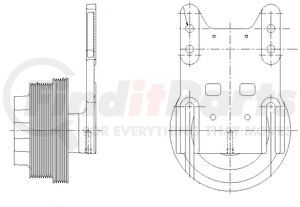 1077-07905-02 by KIT MASTERS - Kysor-Style Hub - New