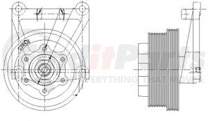 1077-07956-01 by KIT MASTERS - Kysor-Style Hub - New