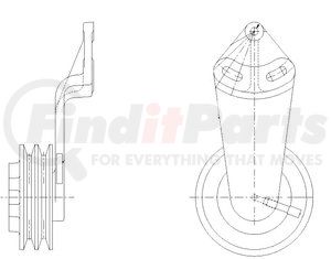 1077-07933-04 by KIT MASTERS - Kysor-Style Hub - New