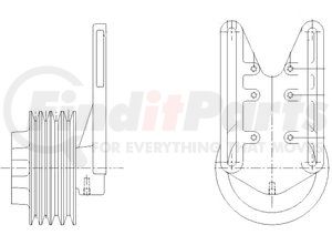 1077-07935-02 by KIT MASTERS - Kysor-Style Hub - New