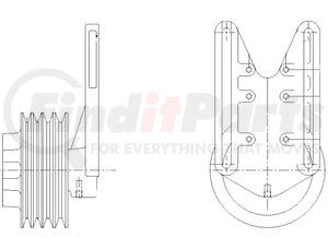 1077-07935-03 by KIT MASTERS - Kysor-Style Hub - New