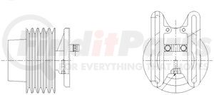 1077-08069-01 by KIT MASTERS - Kysor-Style Hub - New