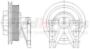 1077-08079-02 by KIT MASTERS - Kysor-Style Hub - New