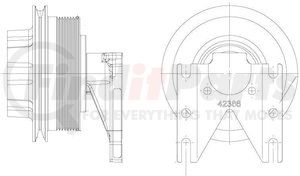 1077-08099-08 by KIT MASTERS - Kysor-Style Hub - New