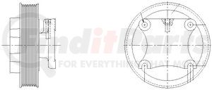 1077-08101-01 by KIT MASTERS - BorgWarner/Kysor-style hubs are available to replace your worn or damaged hub (pulley & bracket). Also requires replacement/repair of appropriate fan clutch.