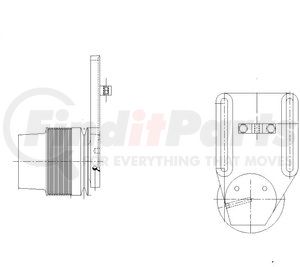 1077-08113-02 by KIT MASTERS - Kysor-Style Hub - New