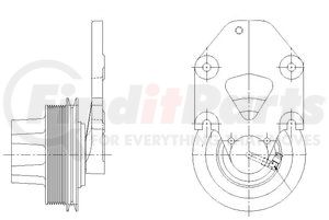 1077-08207-01 by KIT MASTERS - Kysor-Style Hub - New