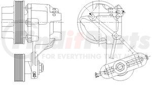 1077-08234-01 by KIT MASTERS - Kysor-Style Hub - New