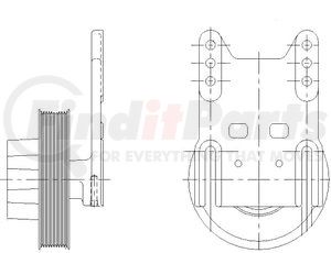 1077-09059-09 by KIT MASTERS - Kysor-Style Hub - New