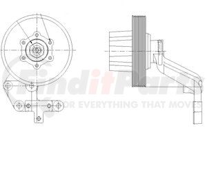 1077-09055-01 by KIT MASTERS - Kysor-Style Hub - New