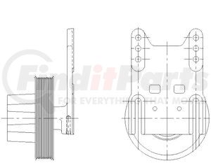 1077-09059-01 by KIT MASTERS - Kysor-Style Hub - New