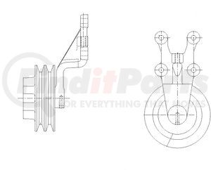 1077-09063-04 by KIT MASTERS - Kysor-Style Hub - New