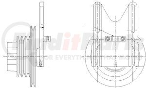 1077-09103-01 by KIT MASTERS - Kysor-Style Hub - New