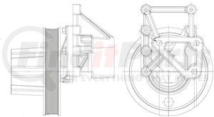 1077-09118-08 by KIT MASTERS - Kysor-Style Hub - New