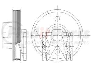 1077-09116-11 by KIT MASTERS - Kysor-Style Hub - New