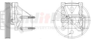 1077-09120-05 by KIT MASTERS - Kysor-Style Hub - New