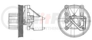 1077-09120-08 by KIT MASTERS - Kysor-Style Hub - New