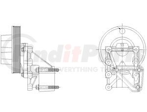 1077-09124-01 by KIT MASTERS - Kysor-Style Hub - New