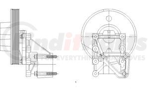 1077-09124-02 by KIT MASTERS - Kysor-Style Hub - New