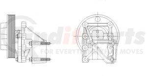 1077-09122-03 by KIT MASTERS - Kysor-Style Hub - New