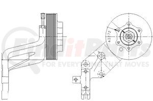 1077-09172-01 by KIT MASTERS - Kysor-Style Hub - New