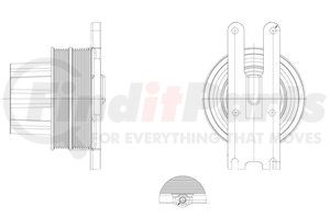 1077-09255-02 by KIT MASTERS - Kysor-Style Hub - New