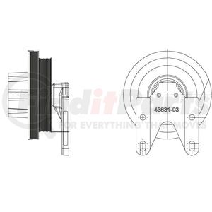 1077-09303-06 by KIT MASTERS - Kysor-Style Hub - New