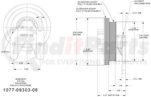 1077-09303-08 by KIT MASTERS - Kysor-Style Hub - New