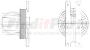 1077-09335-01B by KIT MASTERS - Kysor-Style Hub - New