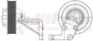 1077-09363-01 by KIT MASTERS - Kysor Style ON/OFF Engine Cooling Fan Clutch - with (6) Front Access Holes