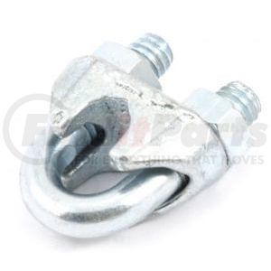 61022 by FORNEY INDUSTRIES INC. - Wire Rope (Aircraft Cable) Clips 1/4" Zinc-Plated (Malleable)