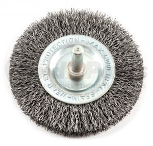 72254 by FORNEY INDUSTRIES INC. - Crimped Wire Wheel, 3" x .012" Wire with 1/4" Shank, Bulk