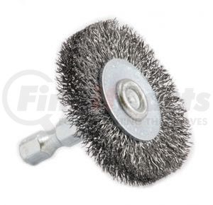 72726 by FORNEY INDUSTRIES INC. - Crimped Wire Wheel, 1-1/2" x .008" Wire with 1/4" Hex Shank