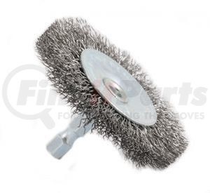 72733 by FORNEY INDUSTRIES INC. - Crimped Wire Wheel, 2-1/2" x .012" Wire with 1/4" Hex Shank