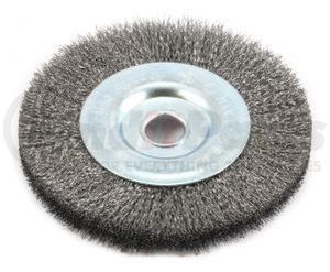 72744 by FORNEY INDUSTRIES INC. - Crimped Wire Wheel Brush, 4" x .008" Wire with 1/2" Arbor