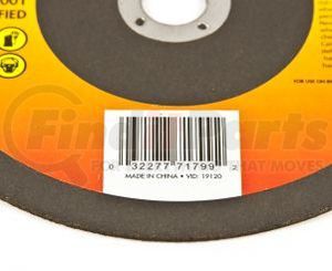 71799 by FORNEY INDUSTRIES INC. - Cut-Off Wheel, Metal Type 1, 6" X 1/16" X 5/8" Arbor, A46T-BF