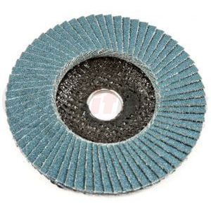 71993 by FORNEY INDUSTRIES INC. - Flap Disc, Blue Zirconia, 80 Grit Type 29, Depressed Center, 4" with 5/8" Arbor ZA80