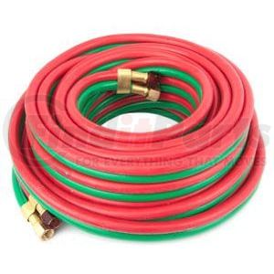 Forney Industries Inc. 86146 Welding Hose R-Grade Twin Oxy-Acetylene Welding Hose, 1/4" x 50 ft, "B" Fittings