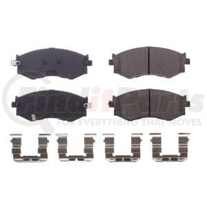 PowerStop Brakes 17-485 Disc Brake Pad Set Z17 EVOLUTION CERAMIC BRAKE PADS W/ HARDWARE