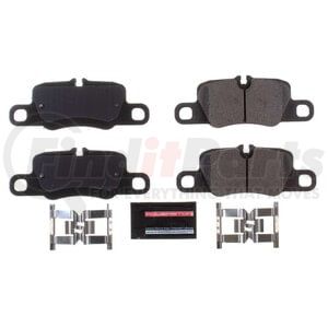 Z231417 by POWERSTOP BRAKES - Z23 EVOLUTION SPORT CARBON-FIBER BRAKE PADS W/ HARDWARE