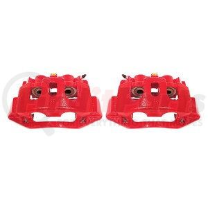 S5306 by POWERSTOP BRAKES - Red Powder Coated Calipers