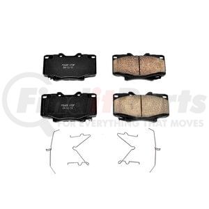 PowerStop Brakes 17-502 Disc Brake Pad Set Z17 EVOLUTION CERAMIC BRAKE PADS W/ HARDWARE