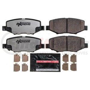 Z36-1274 by POWERSTOP BRAKES - Z36 TRUCK & TOW CARBON-FIBER CERAMIC BRAKE PADS W/ HARDWARE