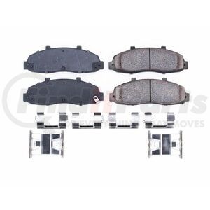 PowerStop Brakes 17-679 Disc Brake Pad Set Z17 EVOLUTION CERAMIC BRAKE PADS W/ HARDWARE