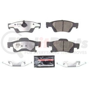 Z371498 by POWERSTOP BRAKES - Z37 TOP COP CARBON-FIBER CERAMIC BRAKE PADS W/ HARDWARE