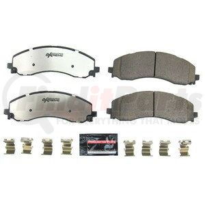 Z362223 by POWERSTOP BRAKES - Z36 TRUCK & TOW CARBON-FIBER CERAMIC BRAKE PADS W/ HARDWARE